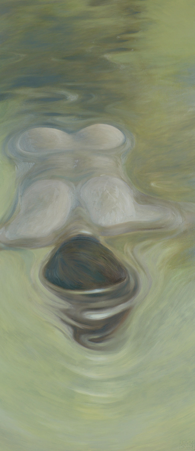 «Wasser», Öl auf Leinwand, 100 x 200 cm, 2006